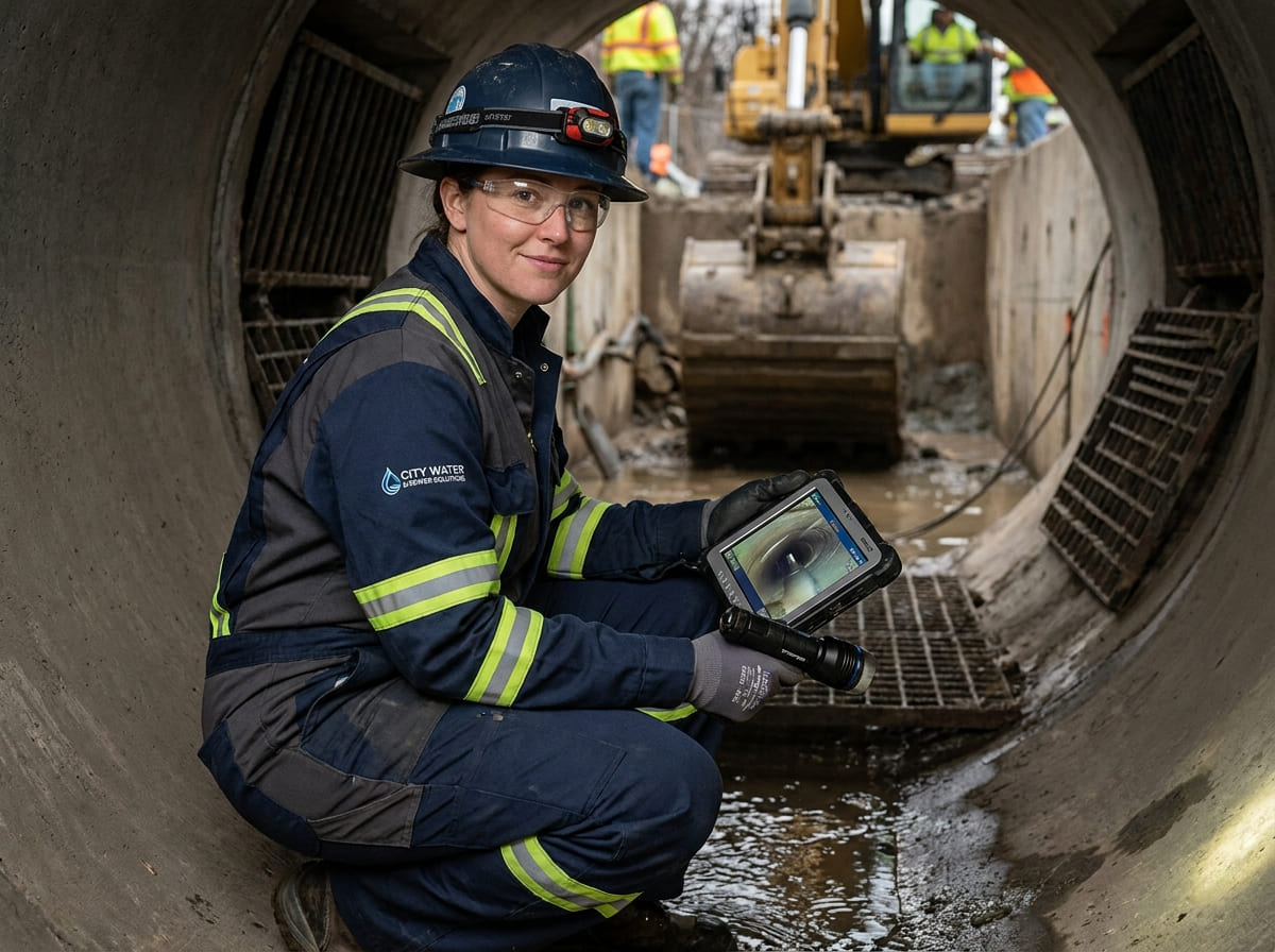 Sewer Line Inspection & Replacement in Queen City